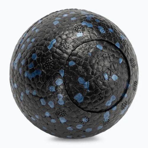Masážna loptička TREXO TRX-MSB008 8 cm čierno-modrá